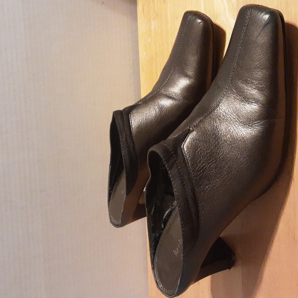 Vintage Liz Claiborne Bronze Mules/Heels